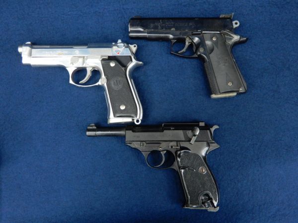 * air gun gas gun together warusa-P38/9.M9/COLT/SS AUTOMAG CUSTOM*ASGK