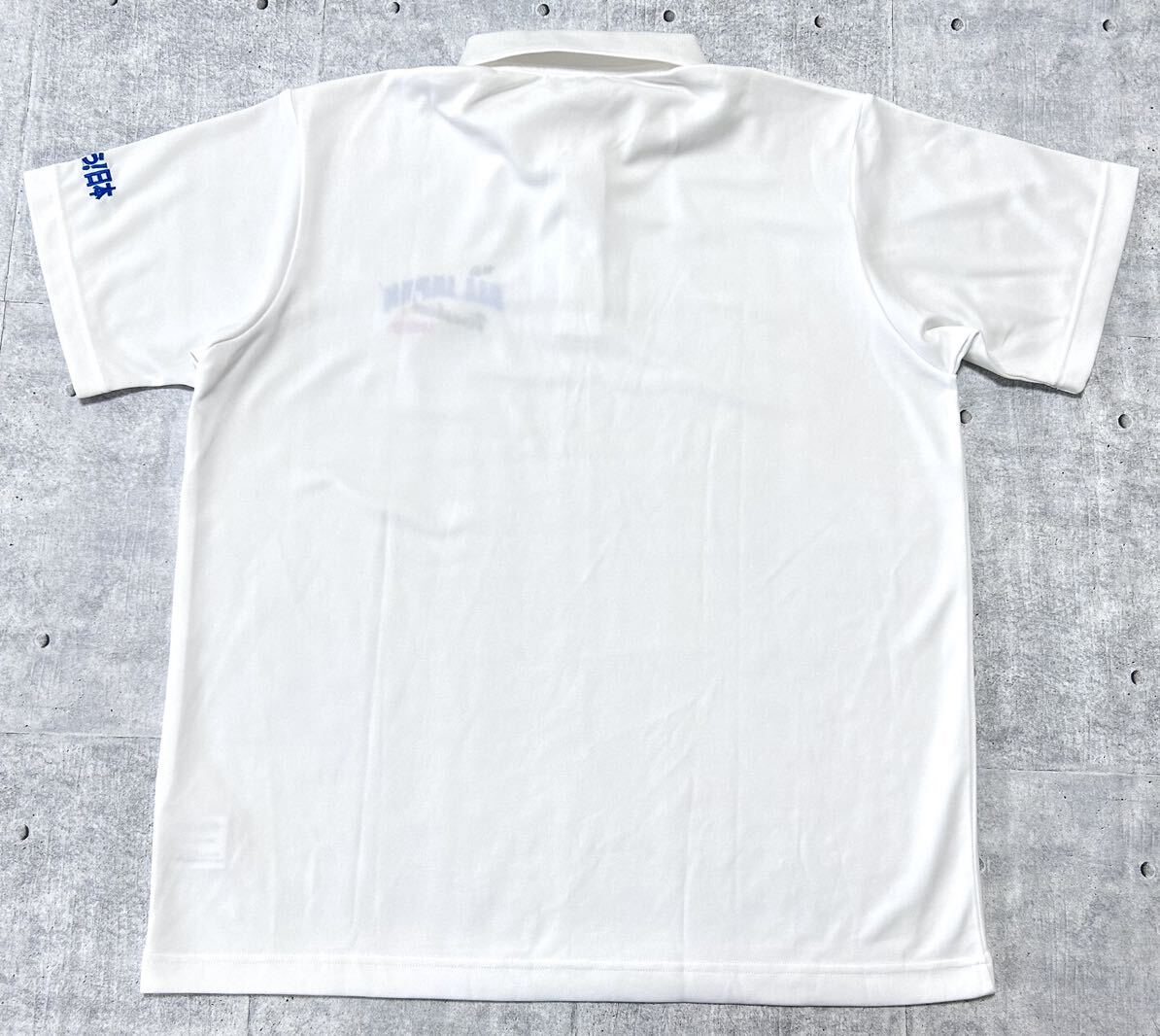 MIZUNO URESHINO 嬉野 ALL JAPAN ドライ素材 ポロシャツ　　ミズノ がんばろう日本 16th オールジャパン 刺繍 大きいサイズ O XL 石瀬5985_画像2