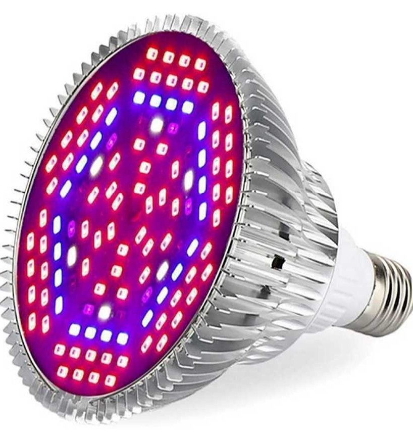 新品未開封☆LED植物育成ライト☆E26口金 80W 120led フルスペクトラム スペクトル波長380〜800nm 育成用ランプ 水耕栽培 室内用 省エネ