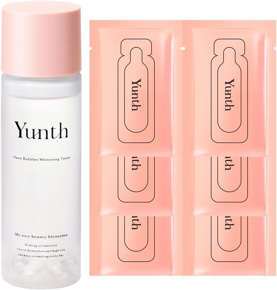 新品未開封☆定価4,389円 Yunth(ユンス)薬用 ホワイトニングローションVCG(化粧水)&生ビタミンC美白美容液 1ml×6包