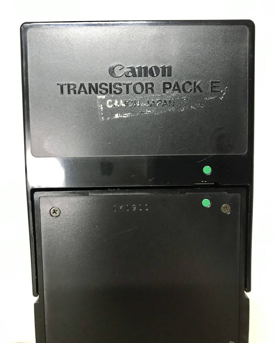 ■Canon キャノン ■TRANSISTOR PACK E ■トランジスターパック E ■乾電池式 ストロボ用 外部電源 バッテリーパック_画像2