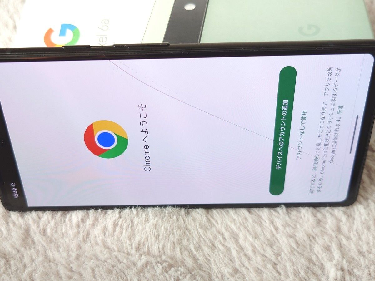 ◆画面割れ　ジャンク品　Google Pixel 6a 5G 128GB sage