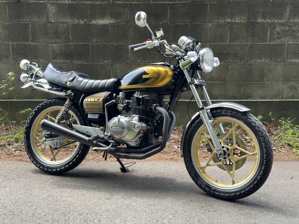ホーク CB250T CB400T ヤカンタンク カスタム 5速キック付き ホーク CB250T CB400T ヤカンタンク カスタム 5速キック付き