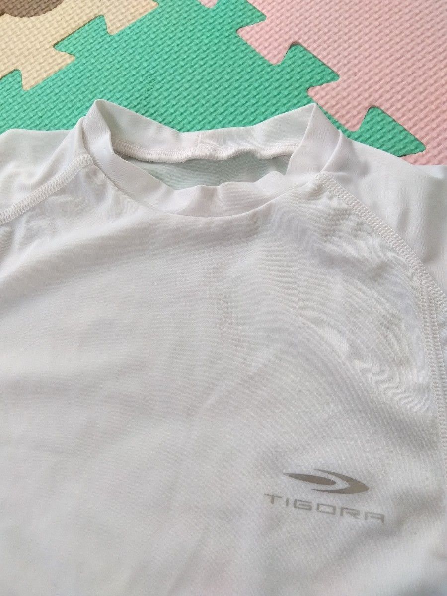 TIGORA ティゴラ インナー アンダーシャツ 半袖 白 130cm 