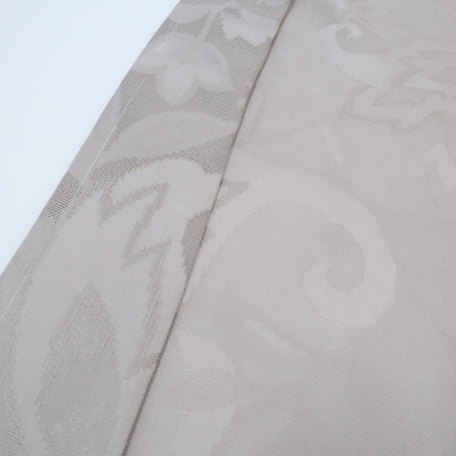 【ゆめsaku】新品 紋紗 正絹 着物“エレガントに夏顔を花開く唐花”ロング丈夏長羽織 G-54の画像2