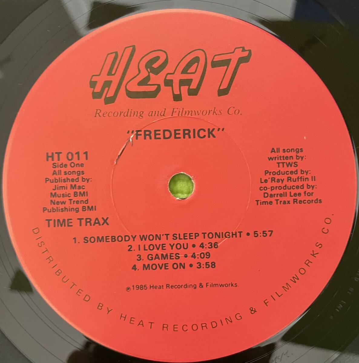 Soul disco record ソウル ディスコ レコード Frederick Frederick(LP) 1985の画像3