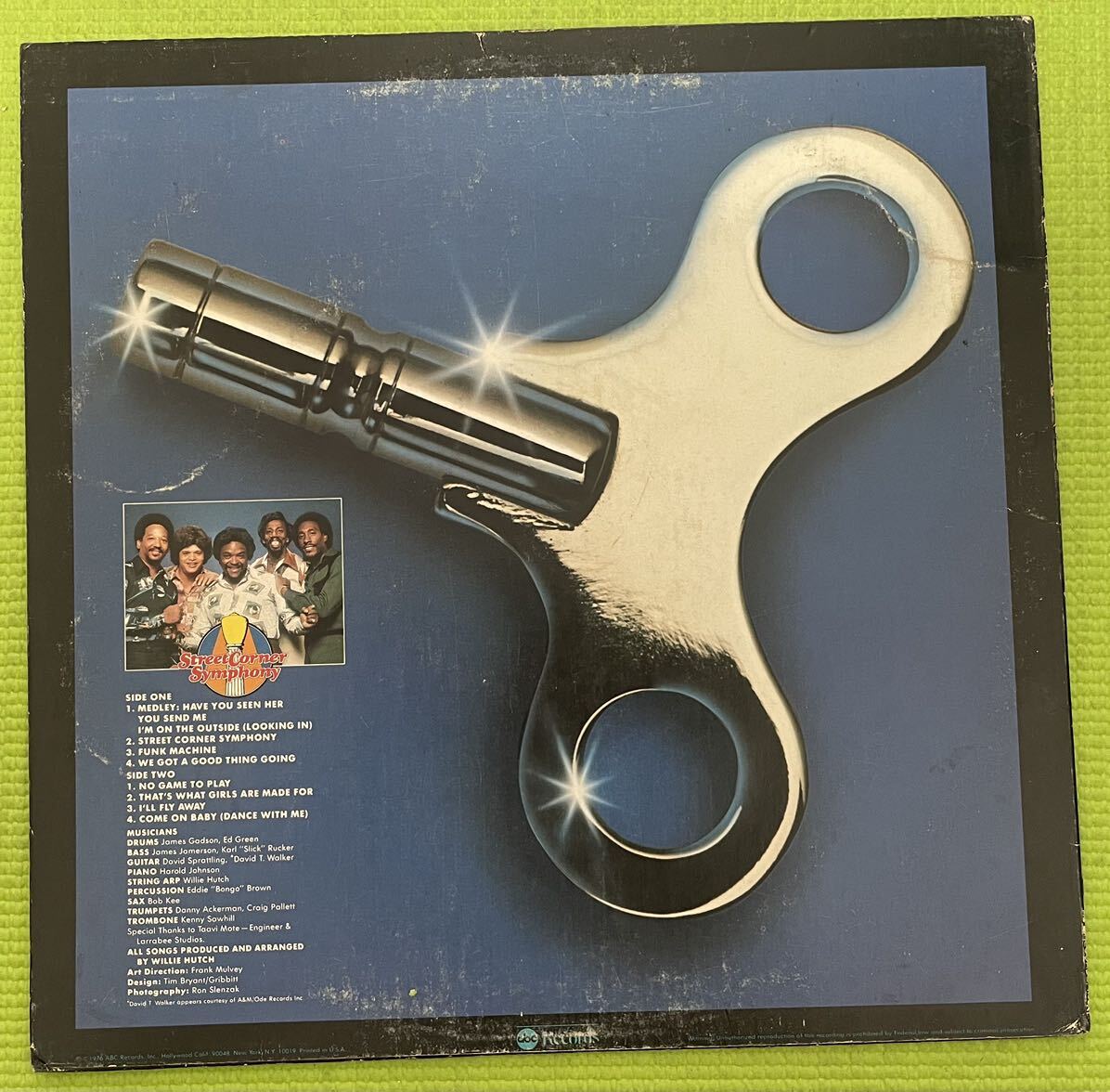 Soul sampling raregroove record ソウル　サンプリング　レアグルーブ　レコード　Street Corner Symphony Little Funk Machine(LP) 1976_画像2