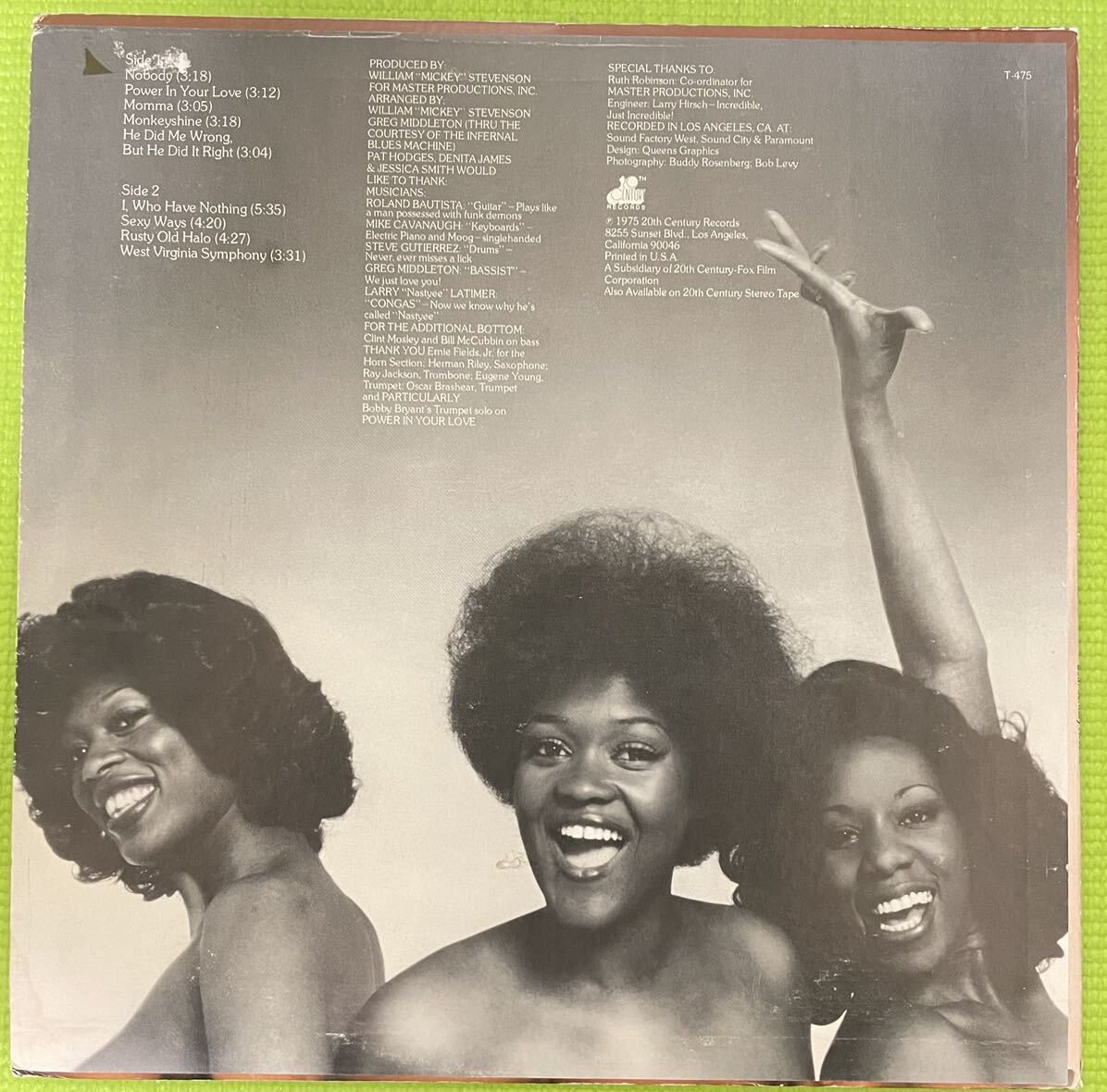 Soul sampling raregroove record ソウル サンプリング レアグルーブ レコード Hodges James and Smith Power In Your Love(LP) 1975の画像2