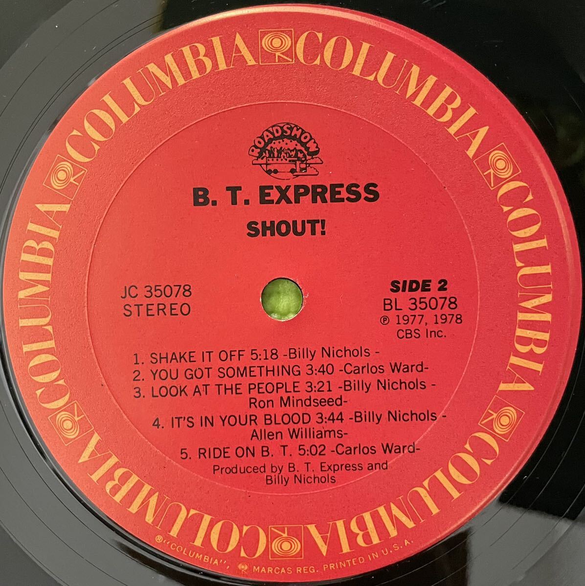 Soul raregroove record ソウル　レアグルーブ　レコード　B.T.Express Shout(LP) 1978_画像4
