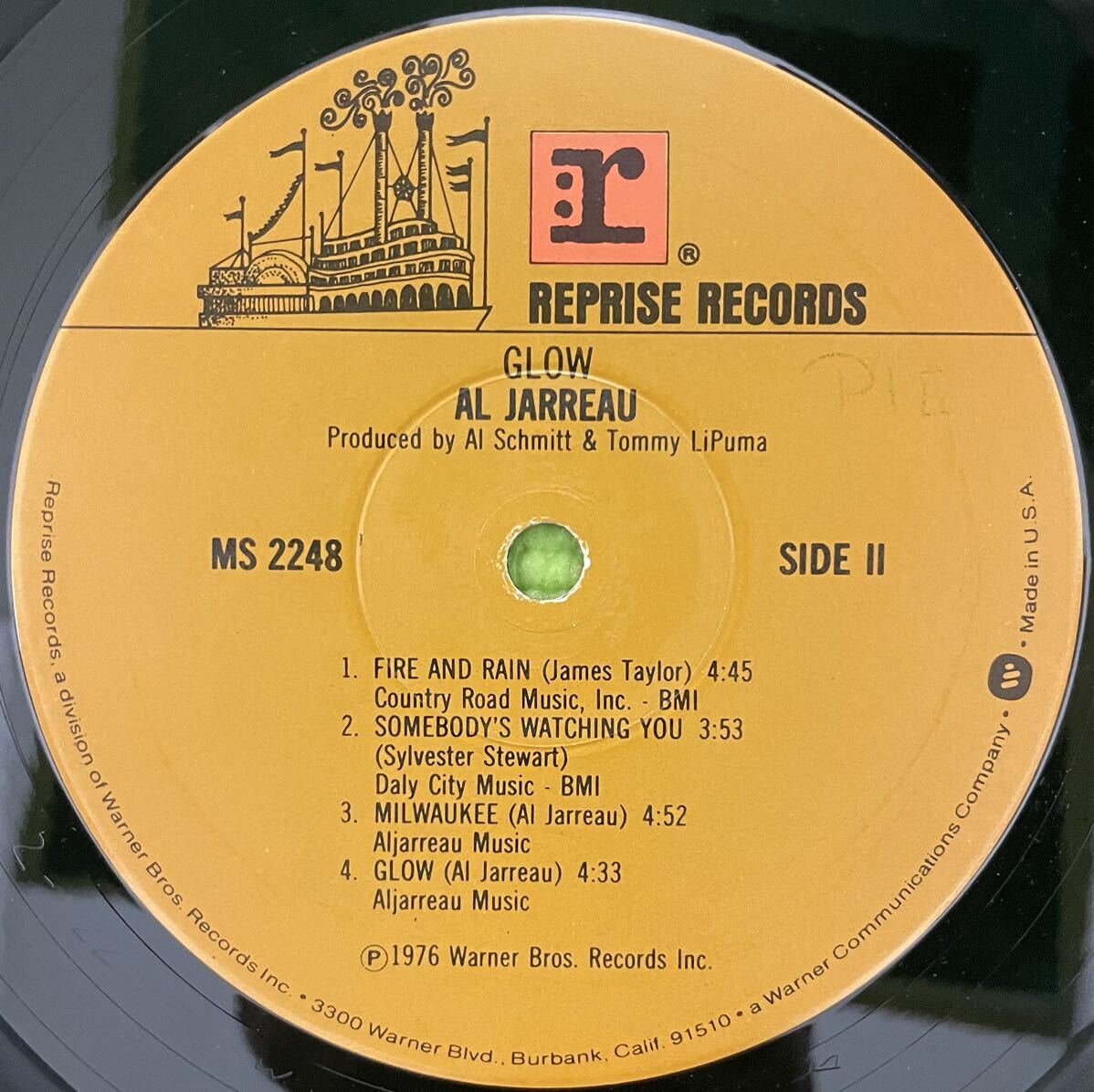 Jazz Soul raregroove record ジャズ　ソウル　レアグルーブ　レコード　Al Jarreau Glow(LP) 1976_画像5