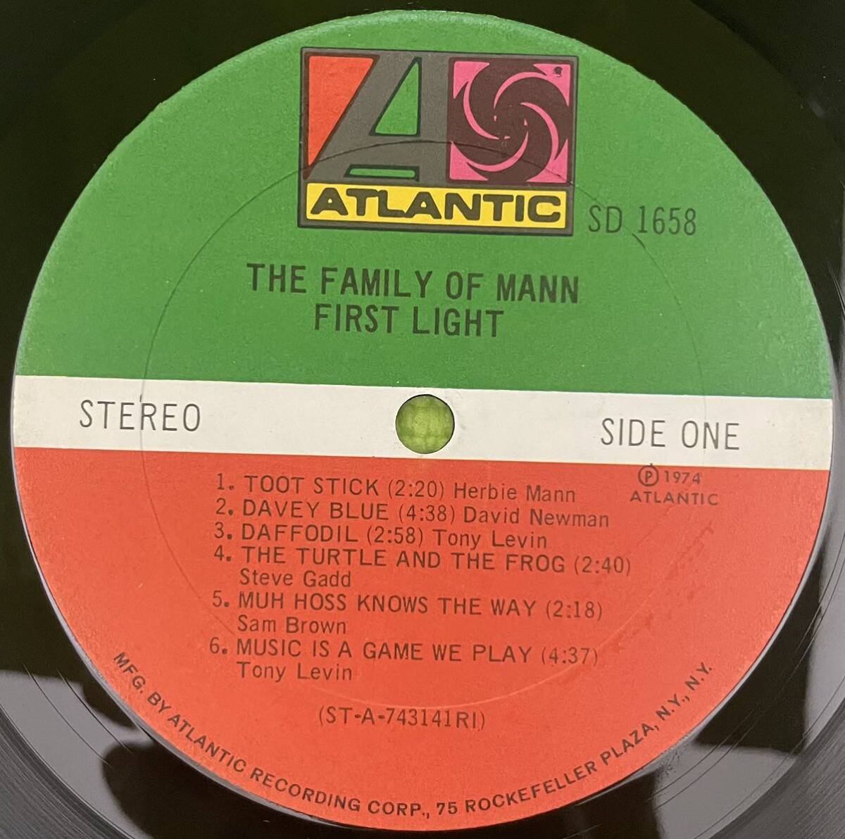 Jazz drumbreak raregroove record ジャズ ドラムブレイク レアグルーブ レコード Family Of Mann First Light(LP) 1974の画像3
