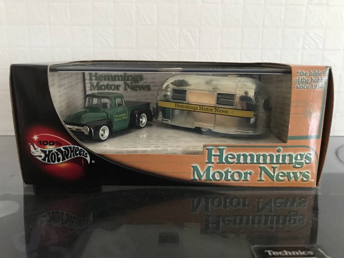 Hot Wheels 100% Hot Wheels Hemmings Motor News 2car set '56 FORD TRUCK & '49 AIRSTEAM CUSTOM カスタムトラック エアストリーム_画像1