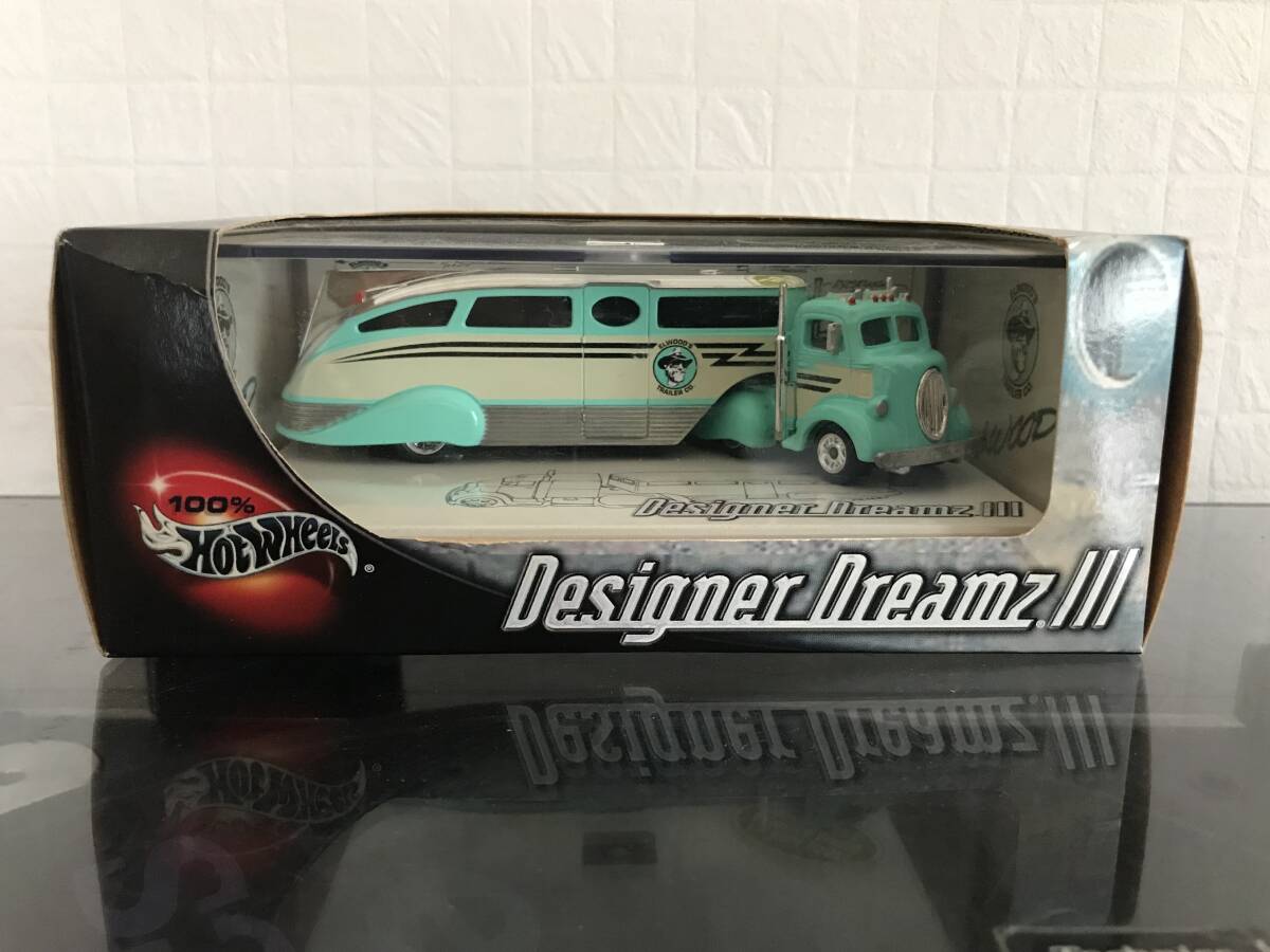 Hot Wheels 100% Hot Wheels LIMITED EDITION Designer Dreamz III '38 FORD CUSTOM TRUCK COLLECTIBLES トレーラーハウスの画像1