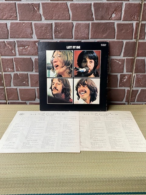 The Beatles ビートルズ Let It Be レット・イット・ビー レコード AP-80189 帯付 赤盤の画像6