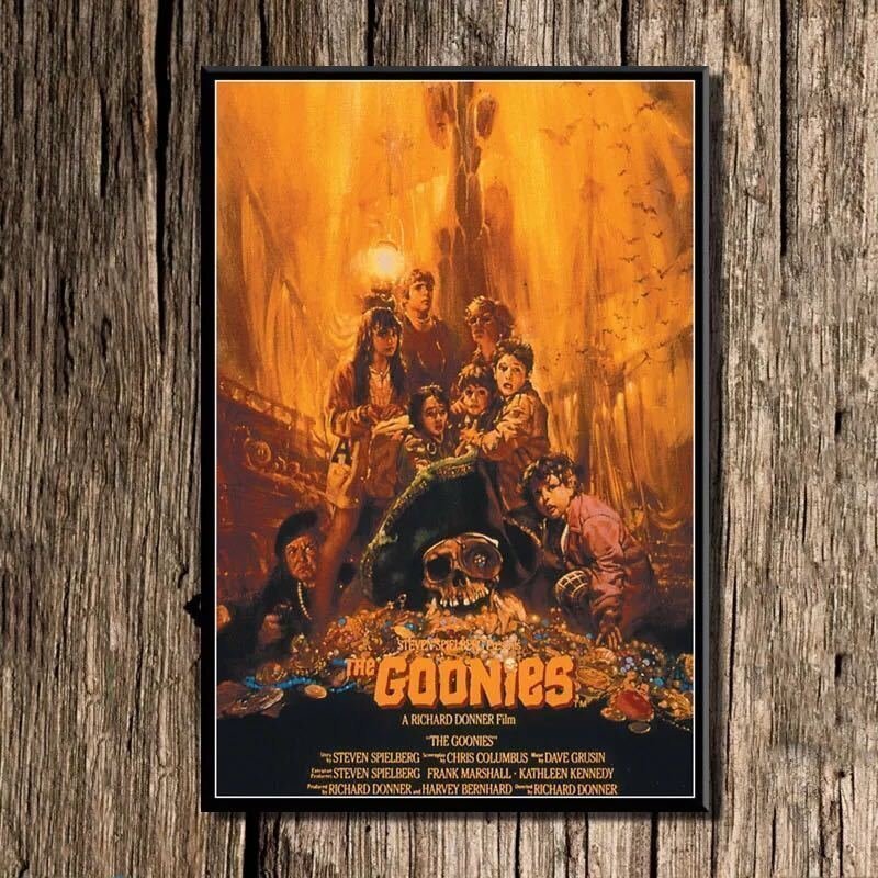 グーニーズ THE GOONIES 映画 キャンバスポスター 50×70cm キャンバス生地 海外製 DYL018_画像1