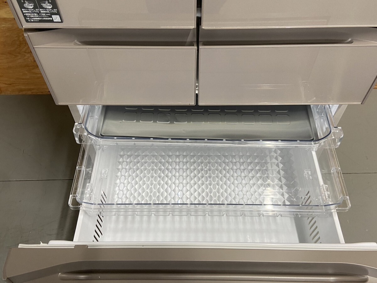HITACHI　日立　ノンフロン冷凍冷蔵庫　型名：R-HW48R(XN）2021年製品　478L　まるごとチルド　特鮮氷温ルーム　新鮮スリープ野菜室　4711B_画像8