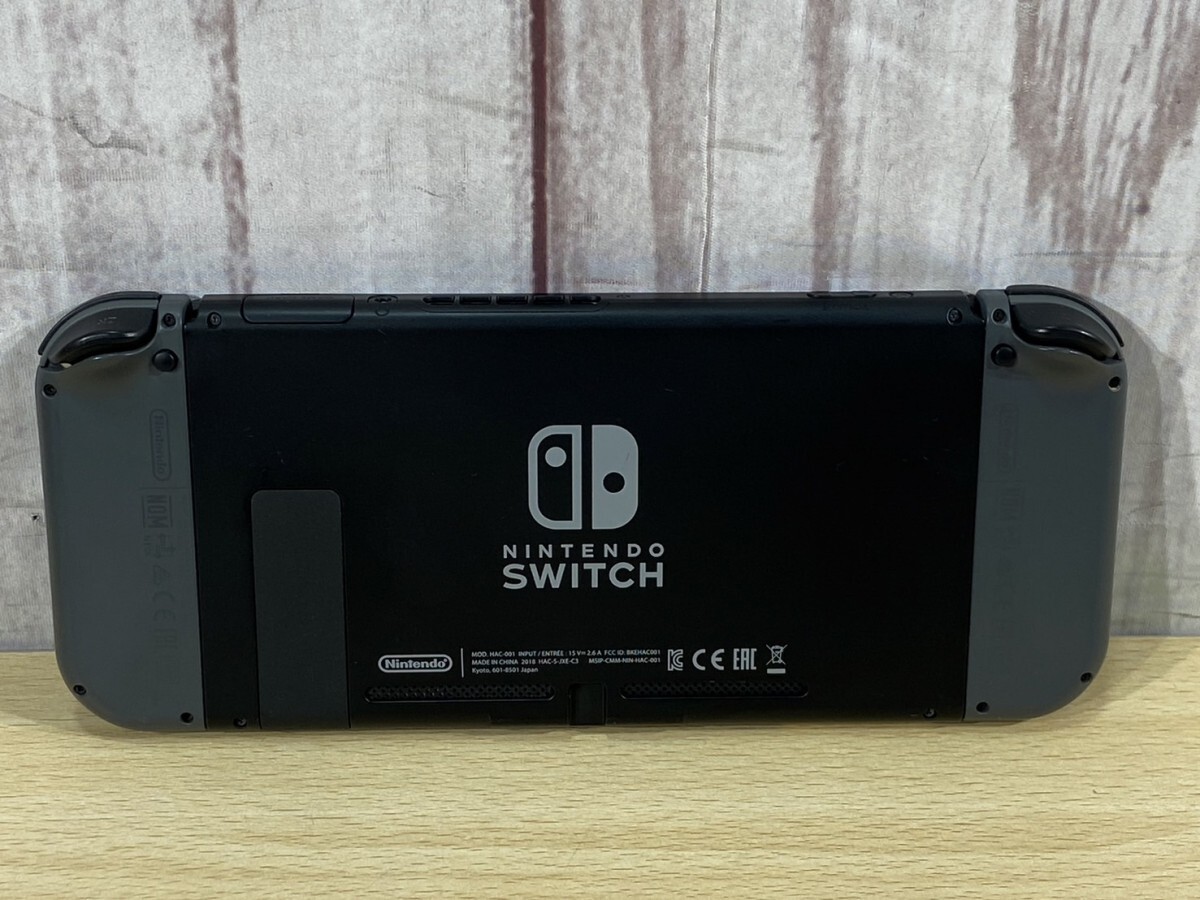 Nintendo Switch ニンテンドースイッチ Joy-Con（L）/（R）  グレー 本体 箱アリ 付属品アリ 初期化済 任天堂 4703Dの画像7