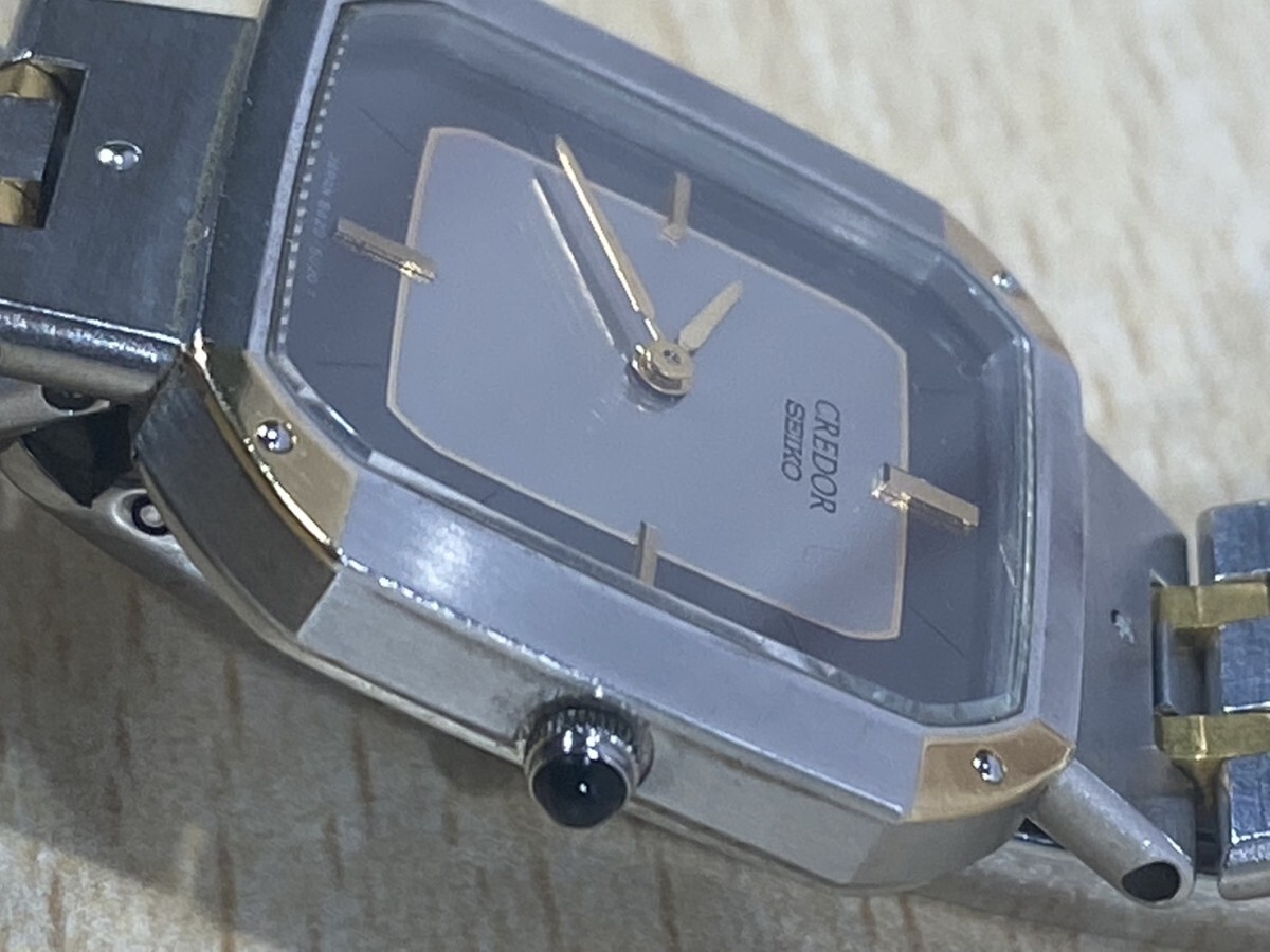 SEIKO セイコー CREDOR クレドール 腕時計 クオーツ時計 ブランド時計 ※メンテナンス必要 4211Bの画像3