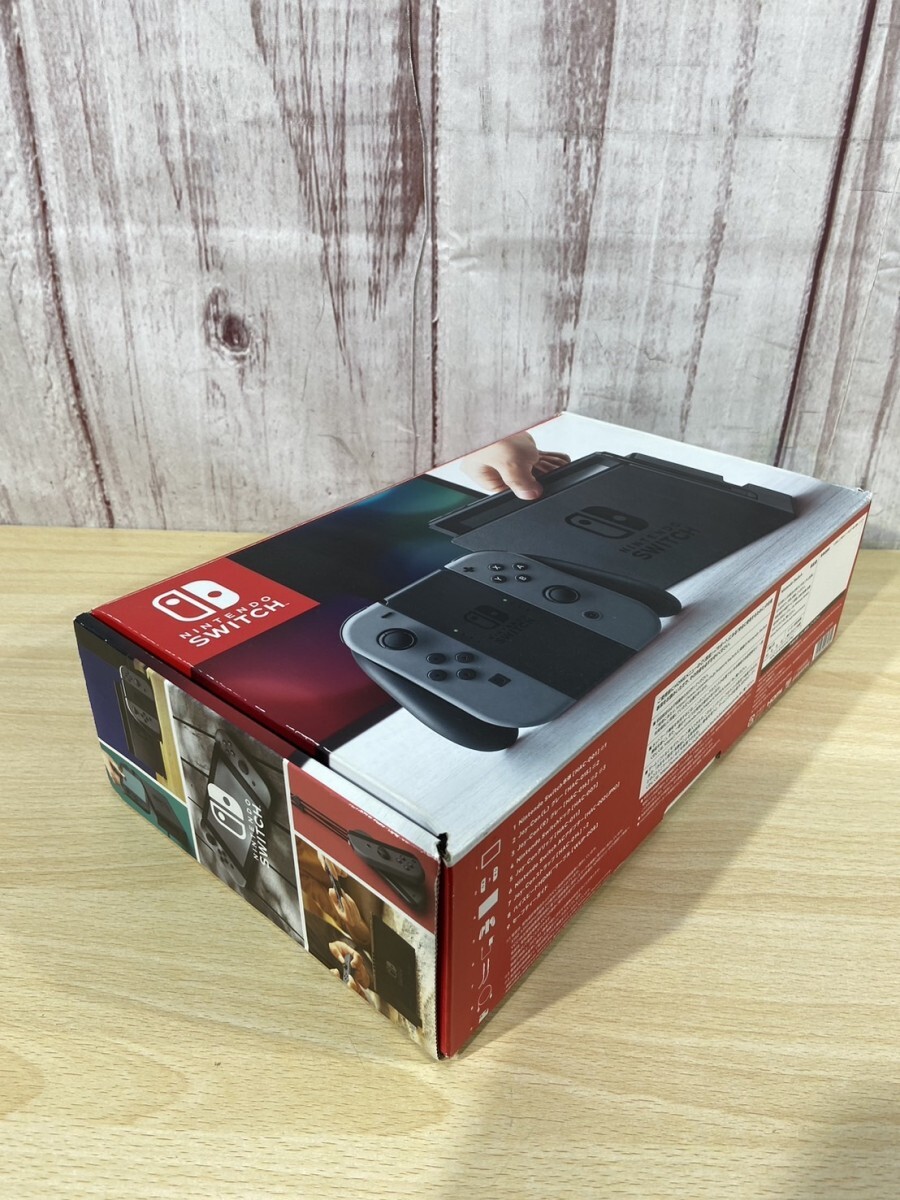 Nintendo Switch　ニンテンドースイッチ　Joy-Con（L）/（R） 　グレー　本体　箱アリ　付属品アリ　初期化済　任天堂　4703D_画像2