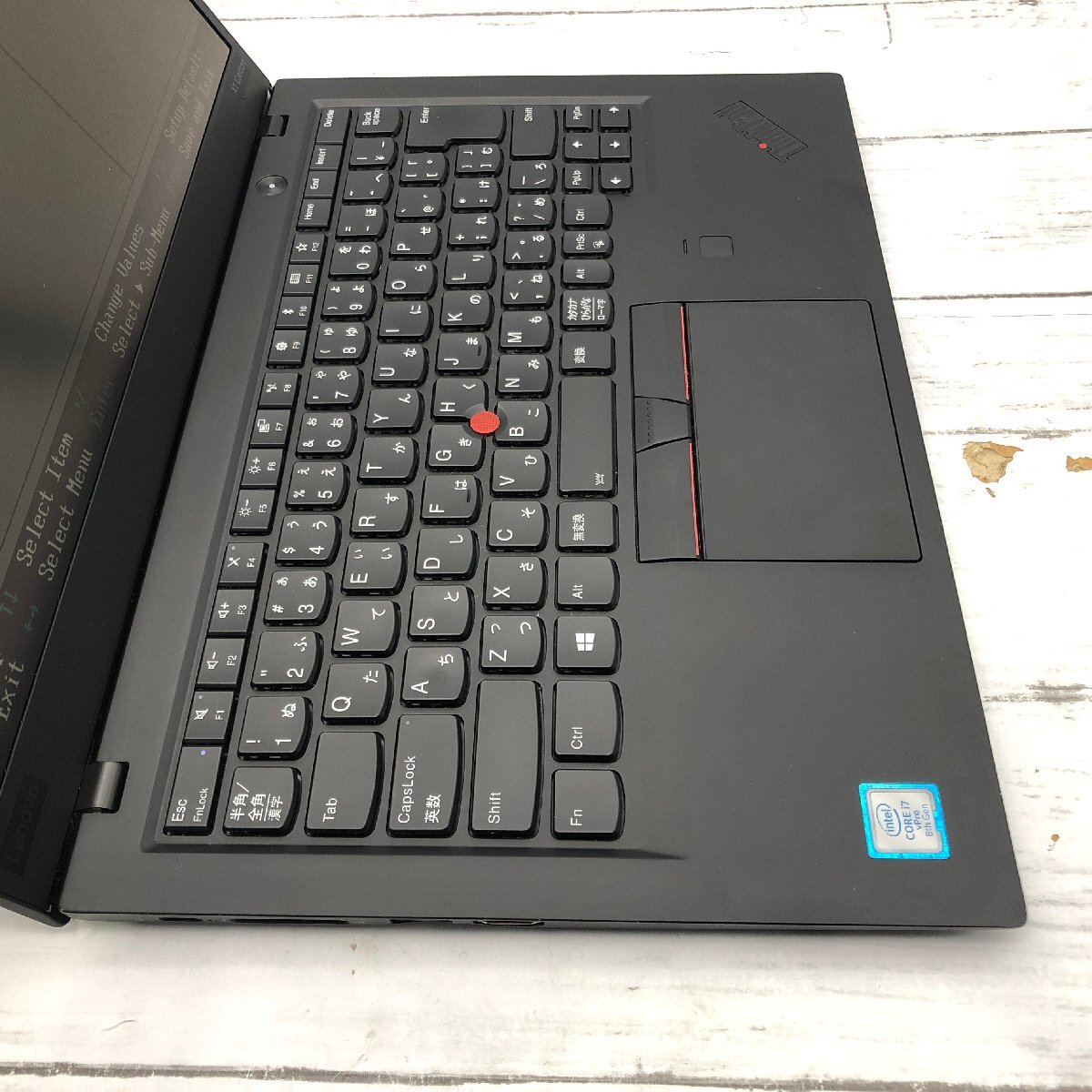 Lenovo ThinkPad X1 Carbon 20KG-S9SA1S Core i7 8650U 1.90GHz/16GB/256GB(NVMe) 〔C0206〕_画像4