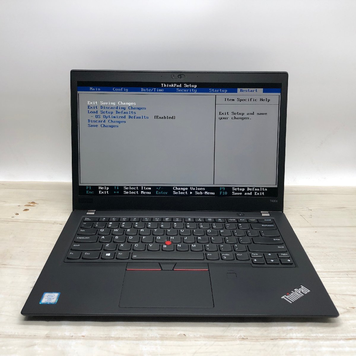 Lenovo ThinkPad T480s 20L8-S17J10 Core i7 8650U 1.90GHz/16GB/なし 〔A0616〕_画像2