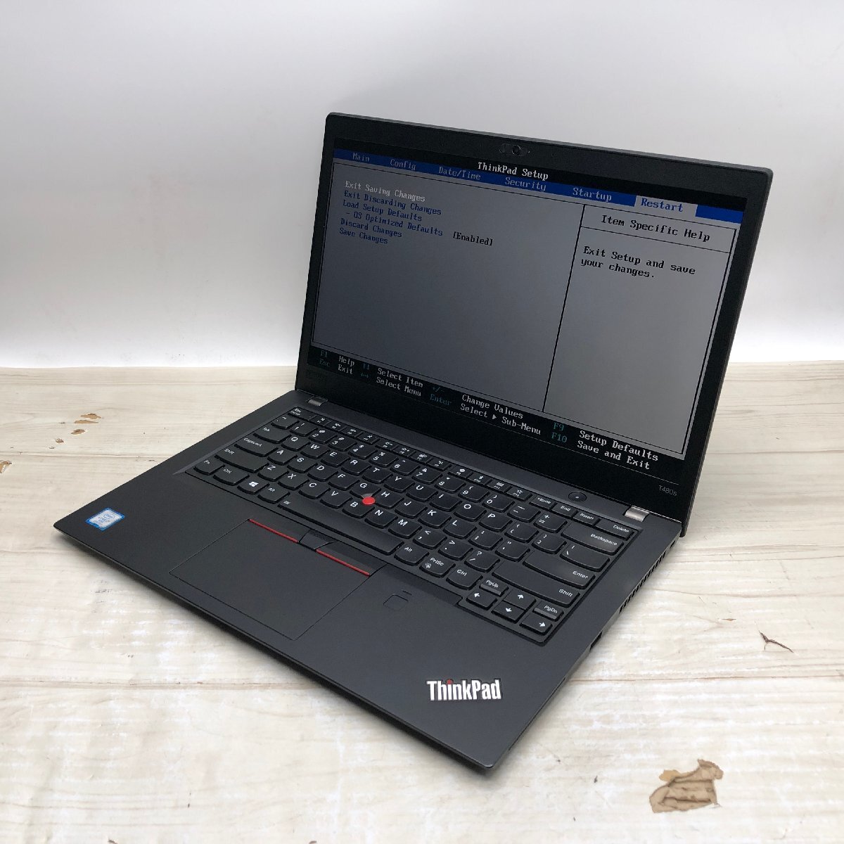 Lenovo ThinkPad T480s 20L8-S17J10 Core i7 8650U 1.90GHz/16GB/なし 〔A0616〕_画像1