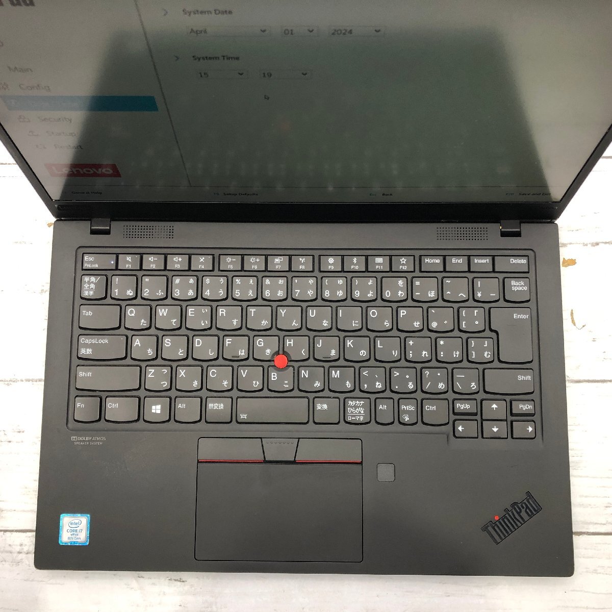 Lenovo ThinkPad X1 Carbon 20QE-S1NX1D Core i7 8665U 1.90GHz/16GB/256GB(NVMe) 〔C0311〕_画像3