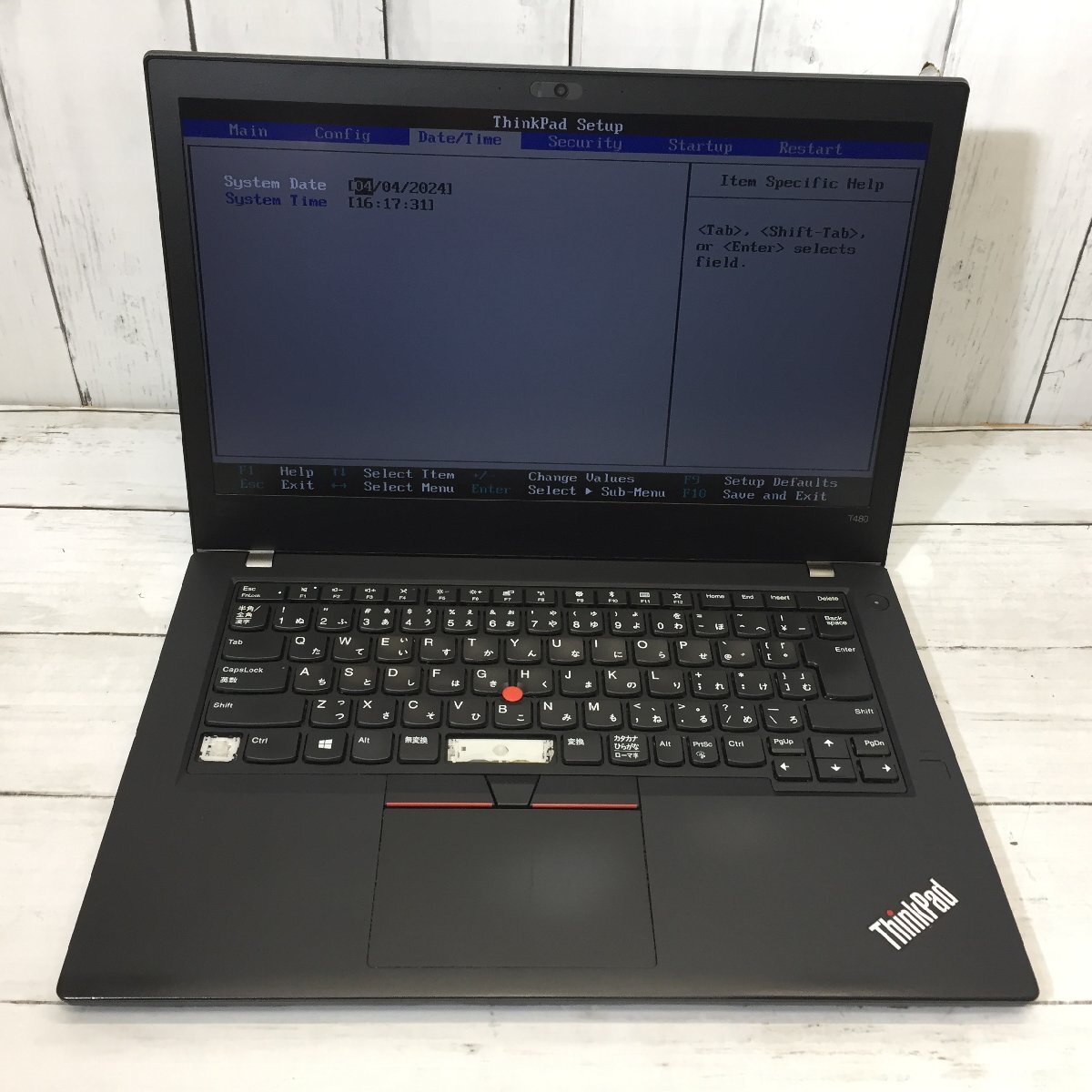 【難あり】 Lenovo ThinkPad T480 20L6-SER102 Core i7 8550U 1.80GHz/32GB/512GB(NVMe) 〔B0222〕_画像2