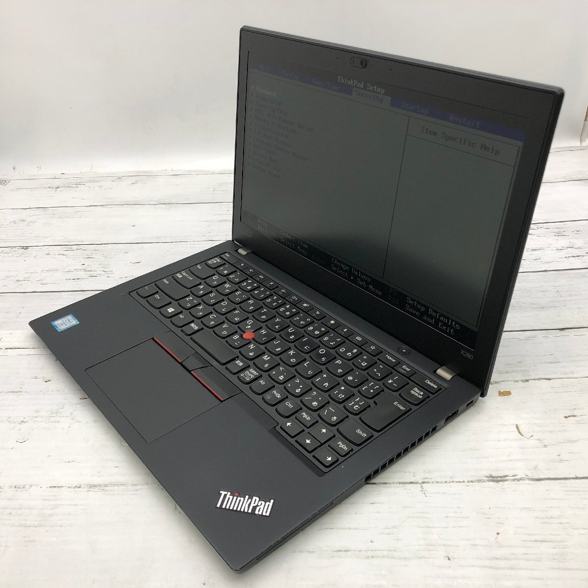 Lenovo ThinkPad X280 20KE-S4BT0H Core i5 8350U 1.70GHz/8GB/256GB(NVMe) 〔B0621〕_画像1