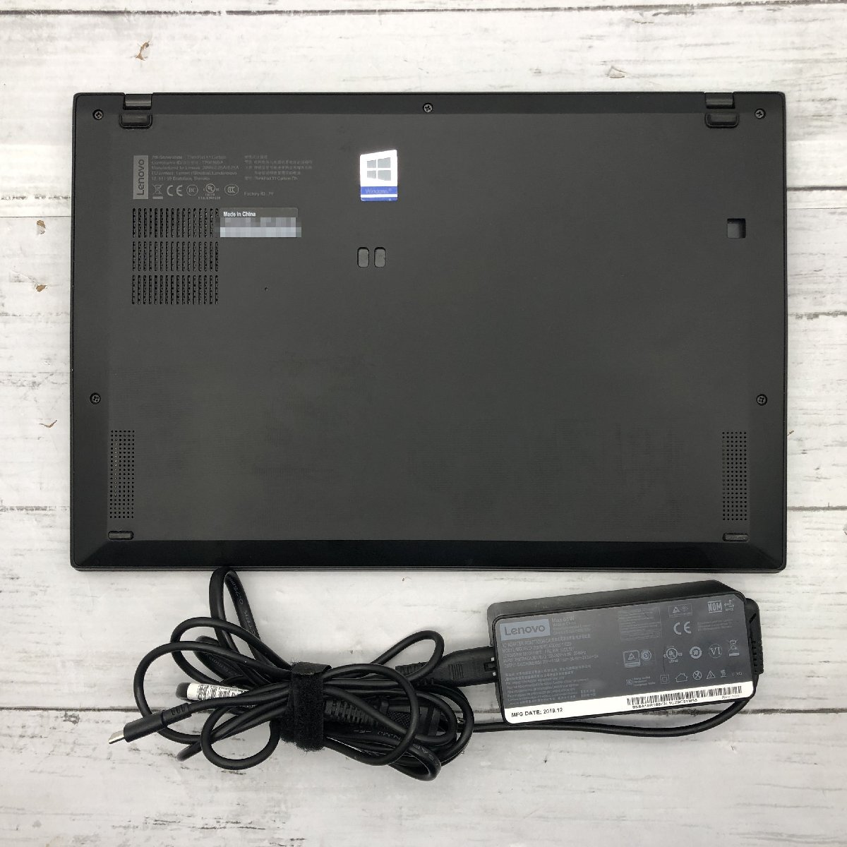 Lenovo ThinkPad X1 Carbon 20QE-S1NX1D Core i7 8665U 1.90GHz/16GB/256GB(NVMe) 〔C0212〕_画像10