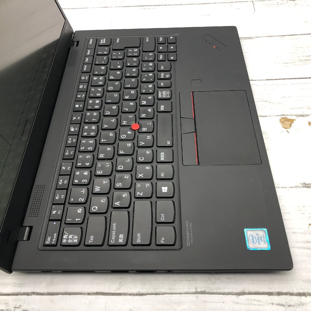Lenovo ThinkPad X1 Carbon 20QE-S1NX1D Core i7 8665U 1.90GHz/16GB/256GB(NVMe) 〔C0405〕の画像4