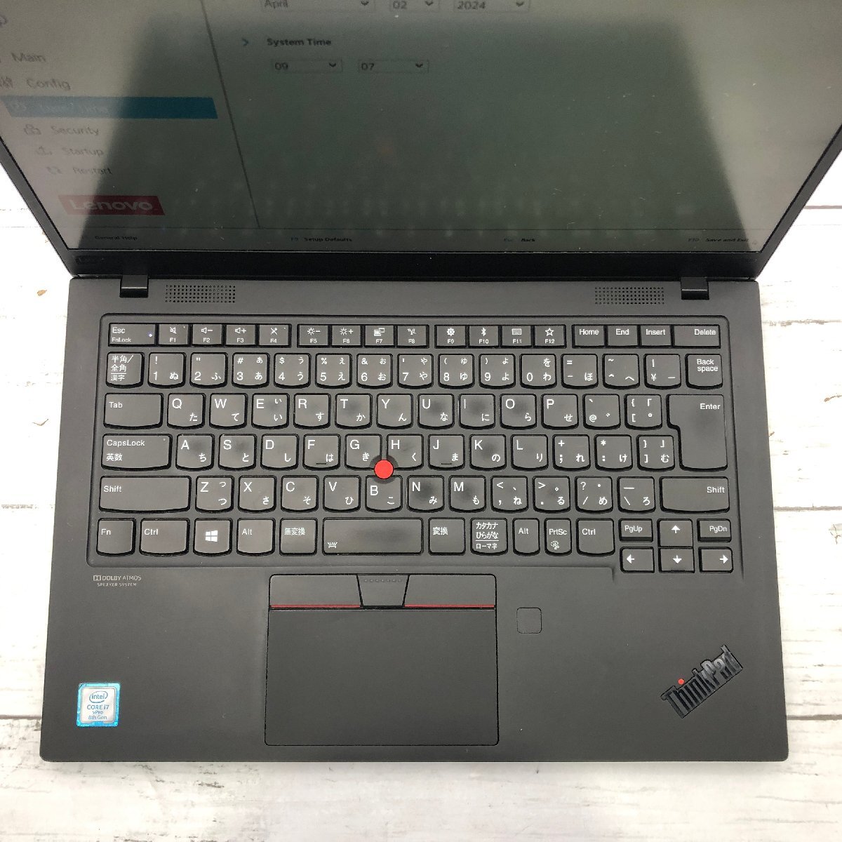 Lenovo ThinkPad X1 Carbon 20QE-S1NX1D Core i7 8665U 1.90GHz/16GB/256GB(NVMe) 〔C0405〕の画像3