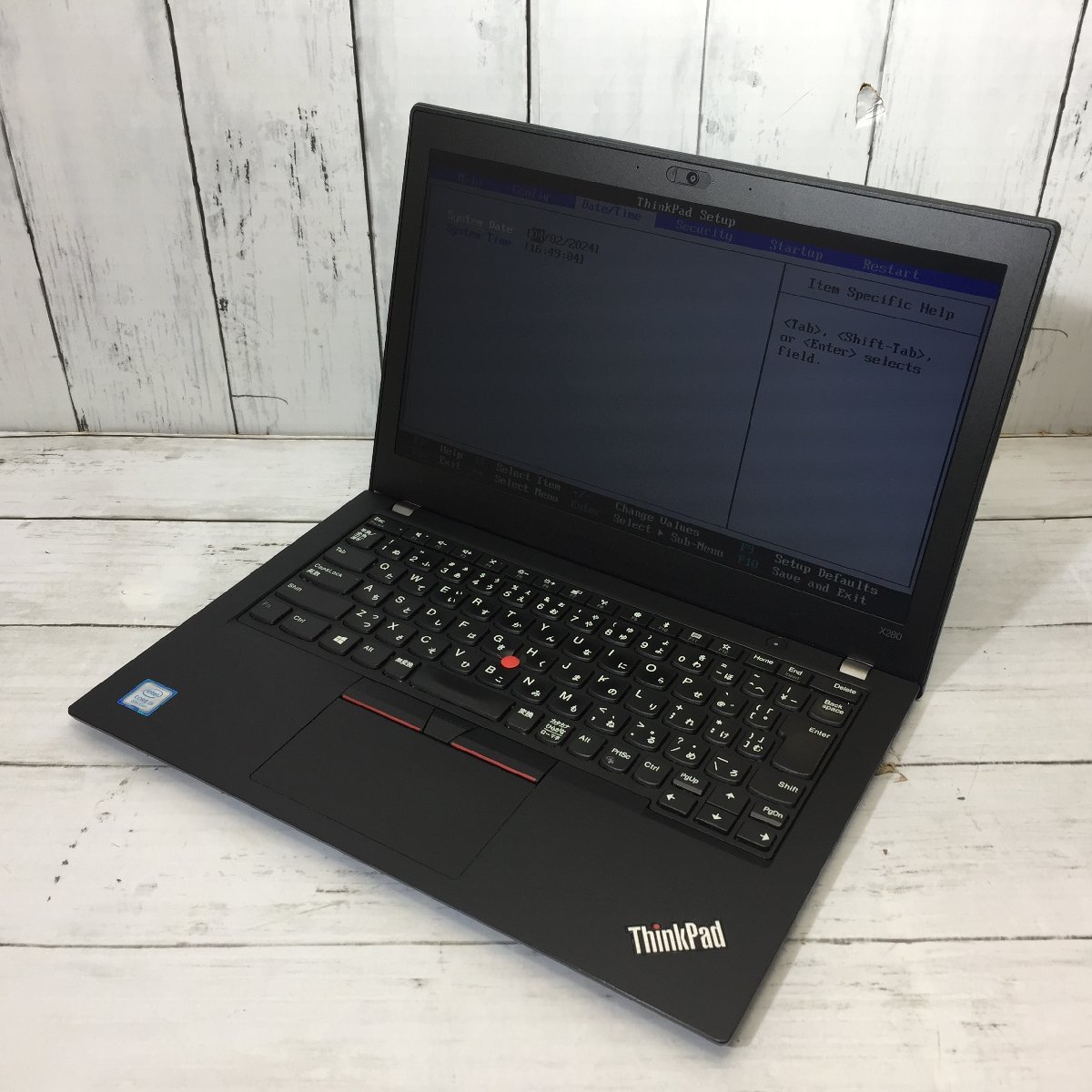 Lenovo ThinkPad X280 20KE-S4K000 Core i5 8250U 1.60GHz/8GB/なし 〔0402N28〕