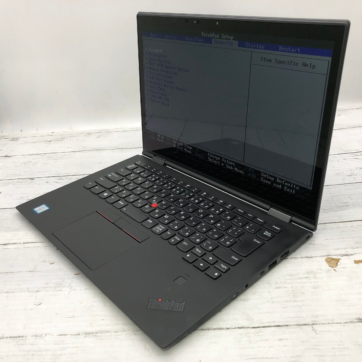 Lenovo ThinkPad X1 Yoga 20LE-S3482L Core i7 8650U 1.90GHz/16GB/512GB(NVMe) 〔C0231〕の画像1