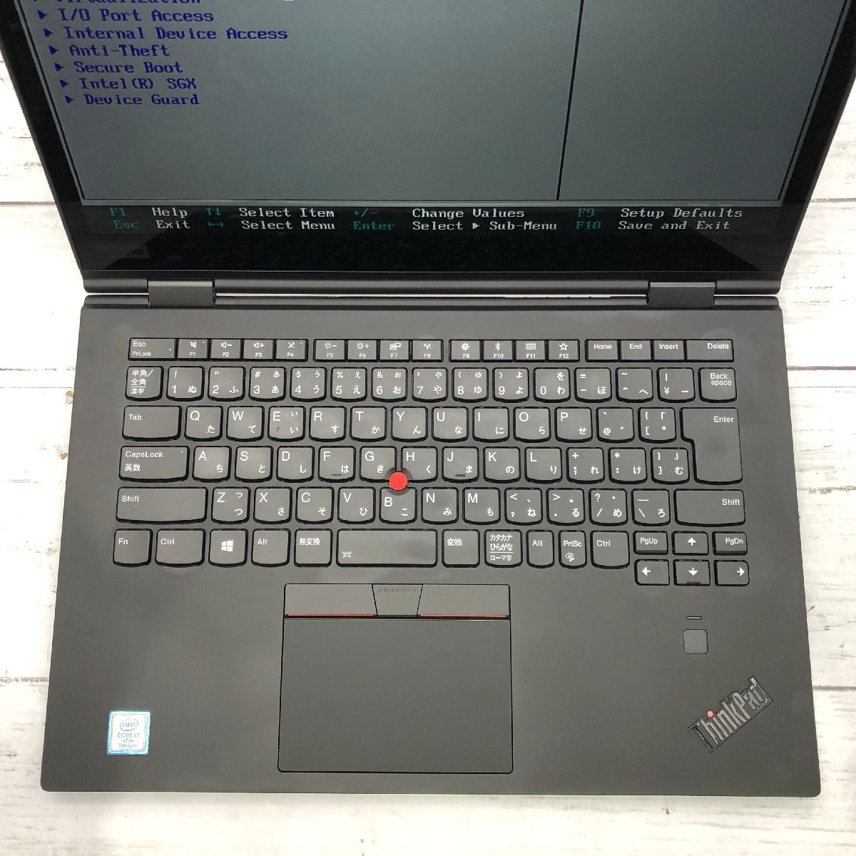 Lenovo ThinkPad X1 Yoga 20LE-S3482L Core i7 8650U 1.90GHz/16GB/512GB(NVMe) 〔C0231〕の画像3