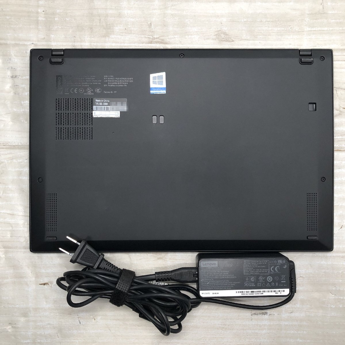 Lenovo ThinkPad X1 Carbon 20QE-S3260H Core i7 8665U 1.90GHz/16GB/512GB(NVMe) 〔A0120〕の画像10