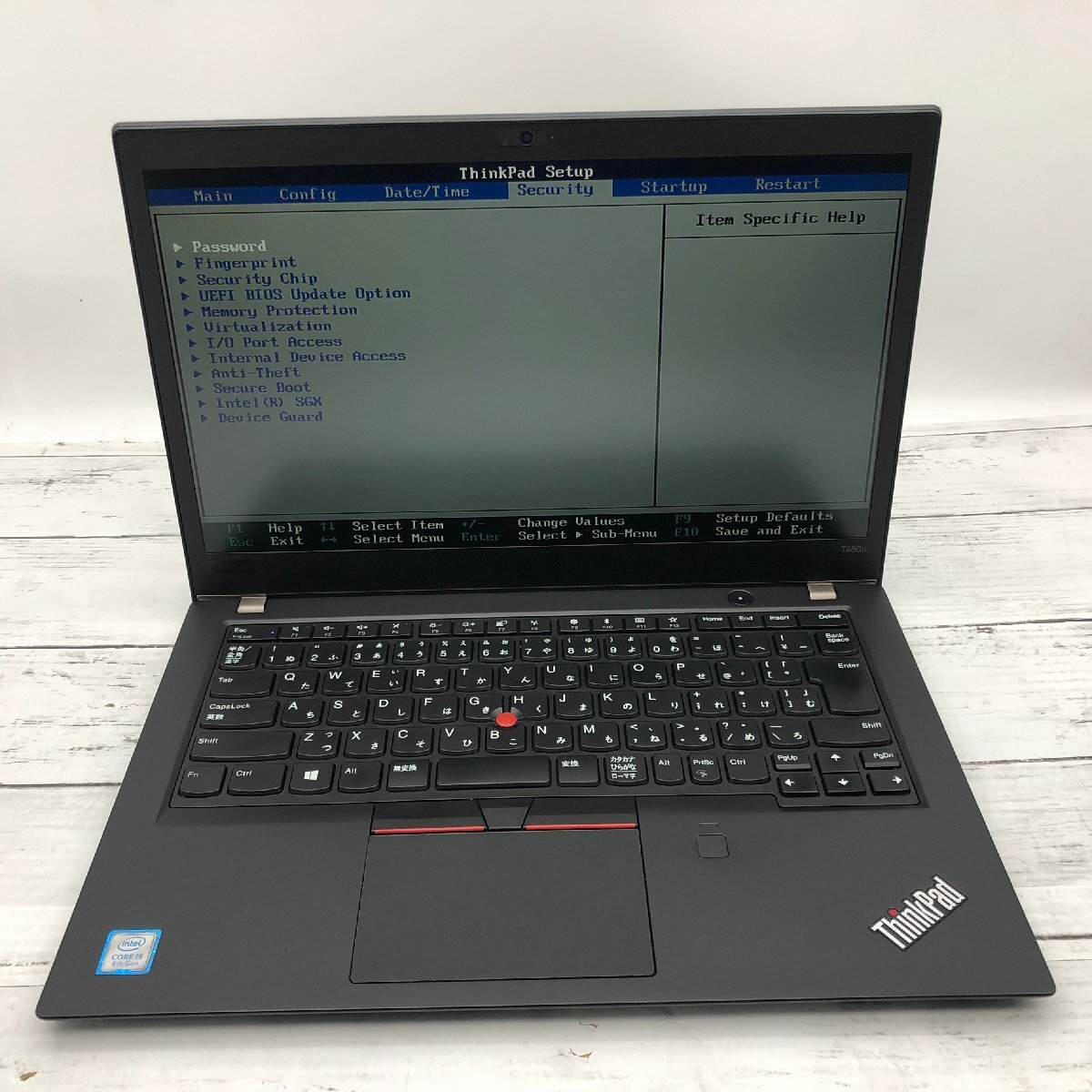 Lenovo ThinkPad T480s 20L7-003GJP Core i5 8250U 1.60GHz/8GB/256GB(NVMe) 〔B0304〕の画像2
