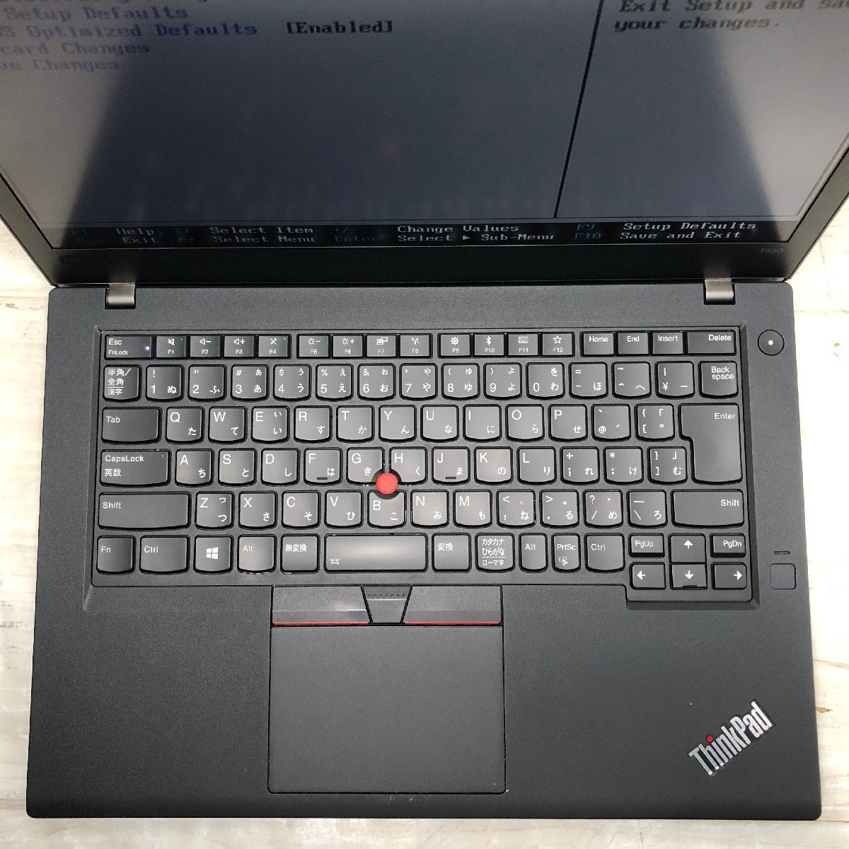 Lenovo ThinkPad T480 20L6-S68U5Z Core i5 8350U 1.70GHz/16GB/512GB(NVMe) 〔A0317〕の画像3