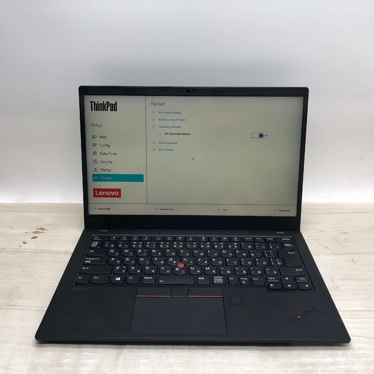 Lenovo ThinkPad X1 Carbon 20QE-S3260H Core i7 8665U 1.90GHz/16GB/512GB(NVMe) 〔A0329〕の画像2