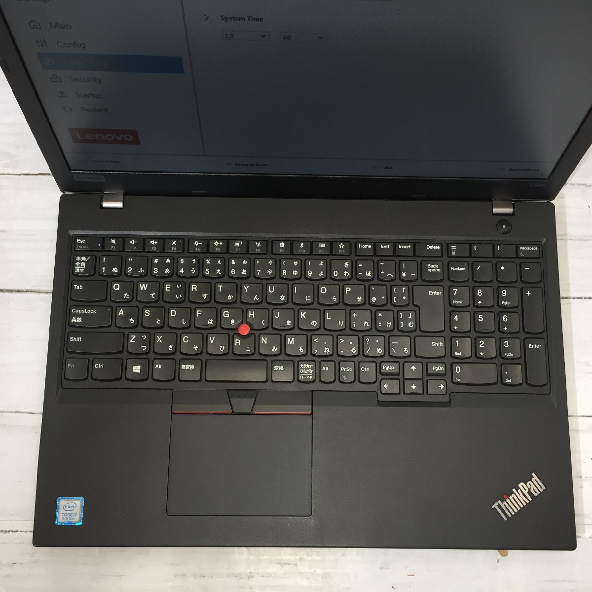 Lenovo ThinkPad L590 20Q8-S1QX00 Core i7 8565U 1.80GHz/8GB/なし 〔B0113〕の画像3