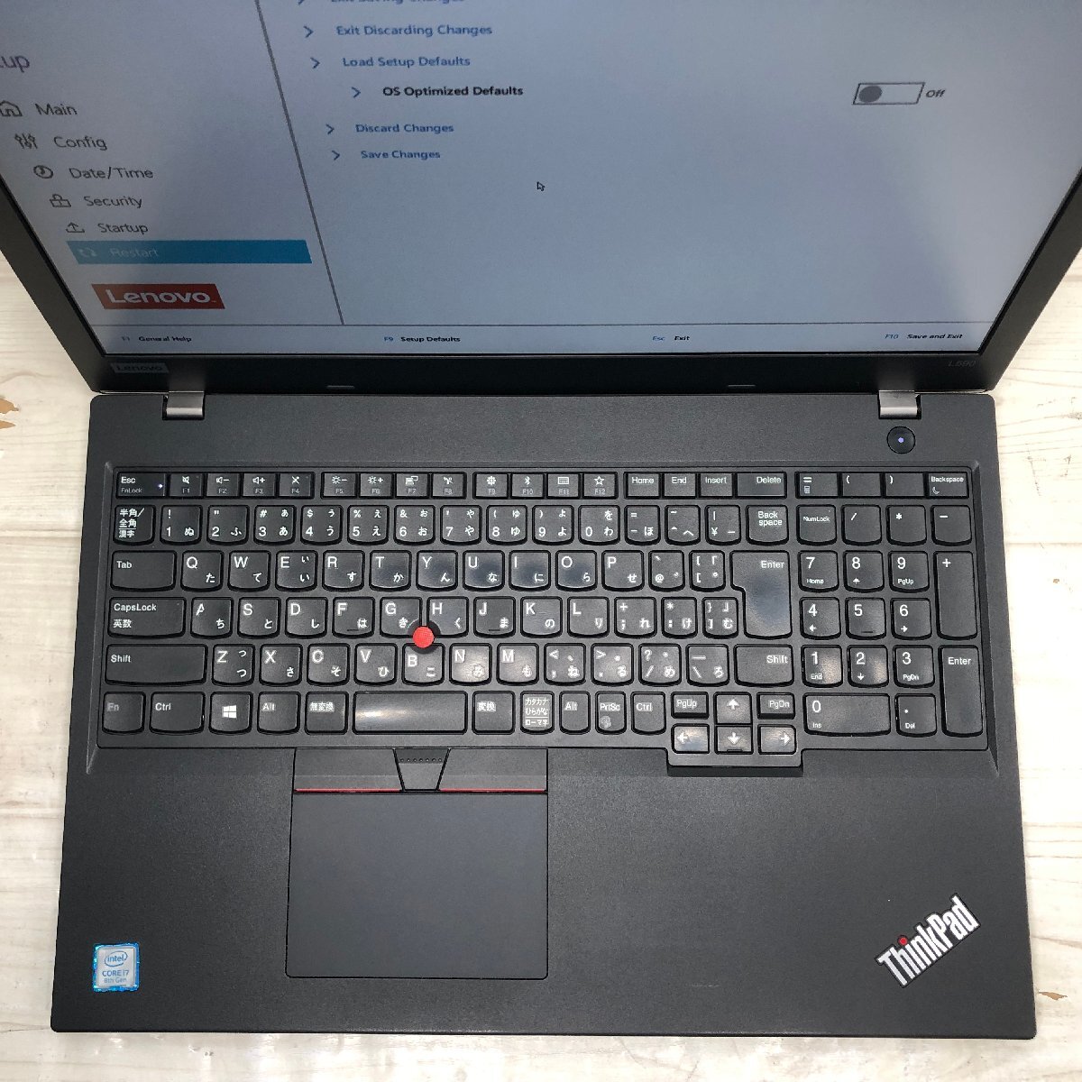 Lenovo ThinkPad L590 20Q8-S1QX00 Core i7 8565U 1.80GHz/8GB/500GB 〔A0525〕の画像3