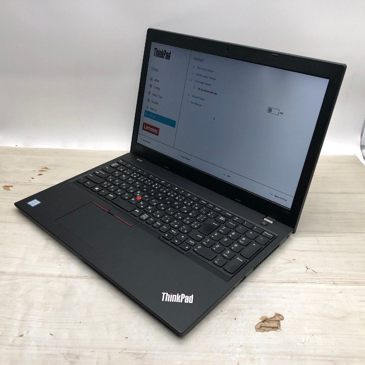 Lenovo ThinkPad L590 20Q8-S1QX00 Core i7 8565U 1.80GHz/8GB/500GB 〔A0525〕の画像1