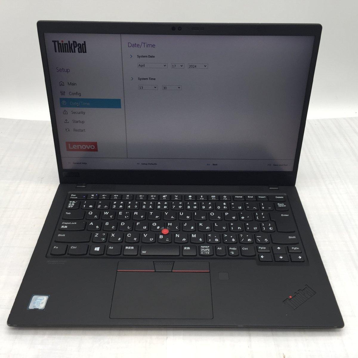 Lenovo ThinkPad X1 Carbon 20QE-S1NX1D Core i7 8665U 1.90GHz/16GB/256GB(NVMe) 〔B0505〕の画像2