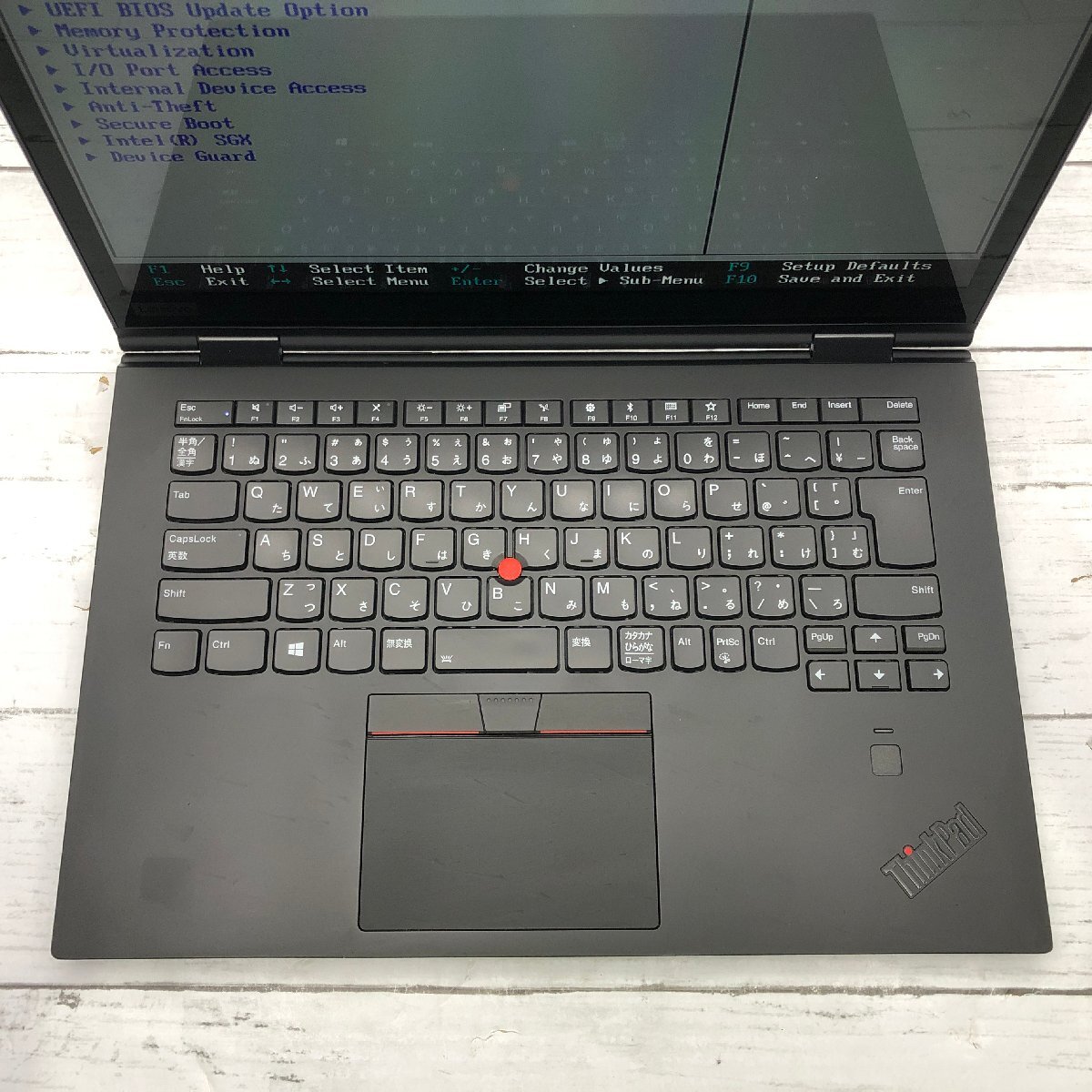 Lenovo ThinkPad X1 Yoga 20LE-S3482L Core i7 8650U 1.90GHz/16GB/512GB(NVMe) 〔C0221〕の画像3