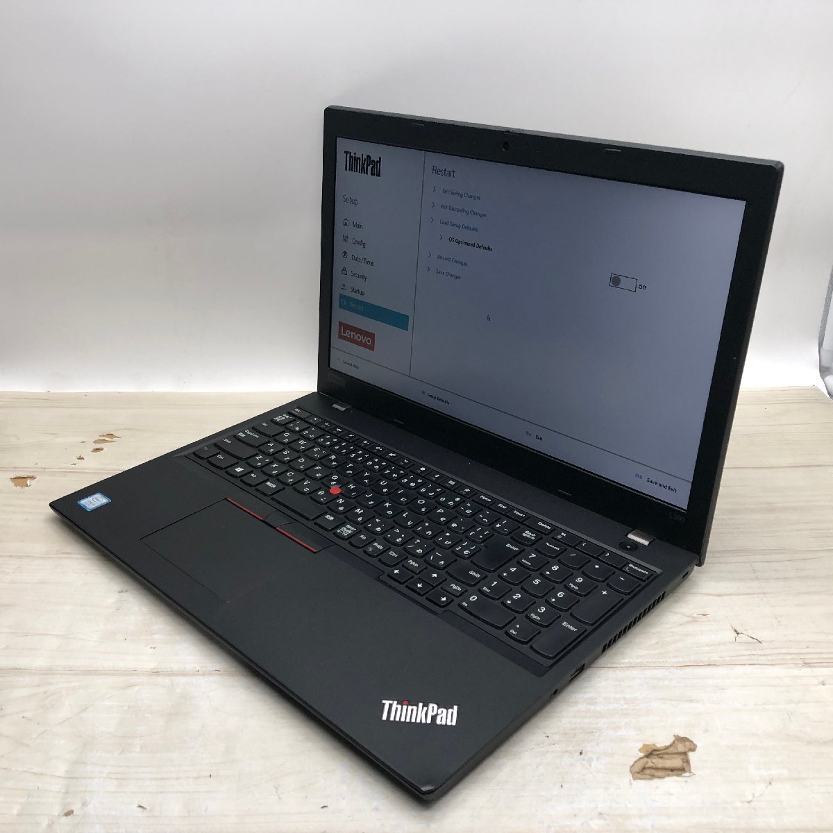 Lenovo ThinkPad L590 20Q8-S1QX00 Core i7 8565U 1.80GHz/8GB/500GB 〔A0602〕の画像1