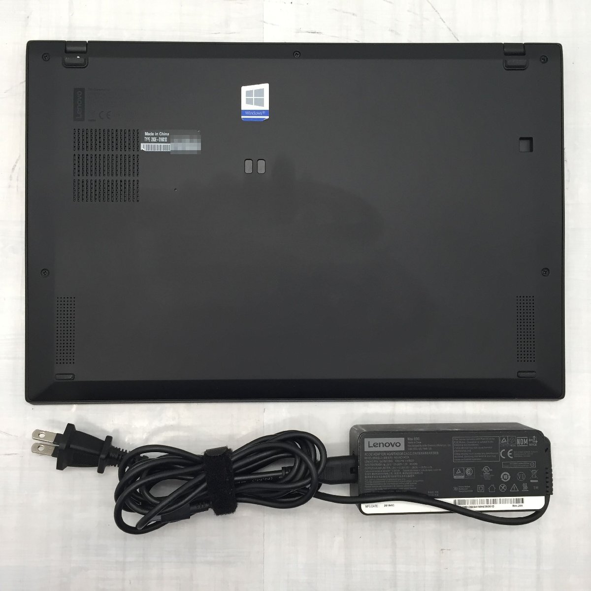 Lenovo ThinkPad X1 Carbon 20QE-S1NX1D Core i7 8665U 1.90GHz/16GB/256GB(NVMe) 〔B0531〕の画像10