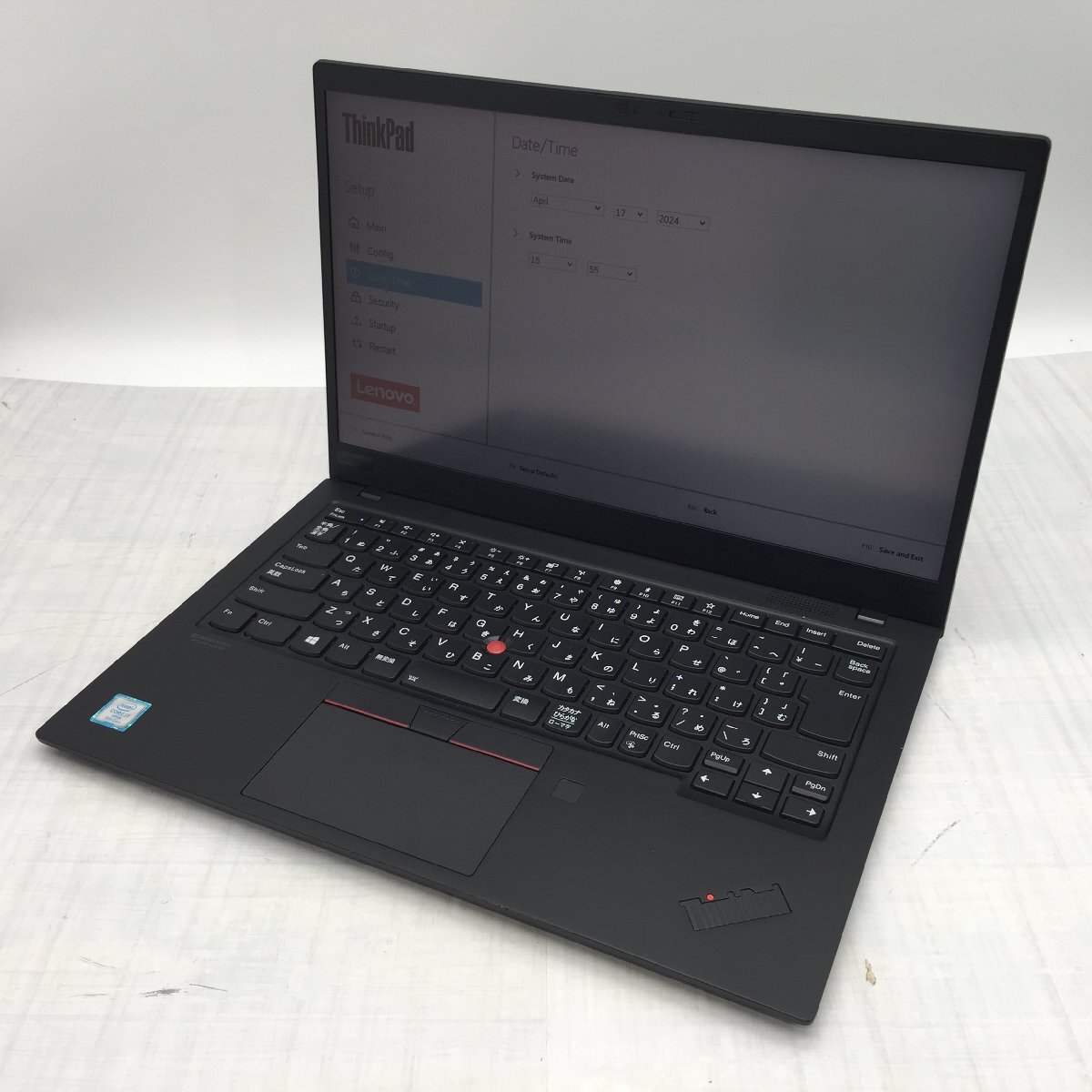 Lenovo ThinkPad X1 Carbon 20QE-S1NX1D Core i7 8665U 1.90GHz/16GB/256GB(NVMe) 〔B0531〕の画像1