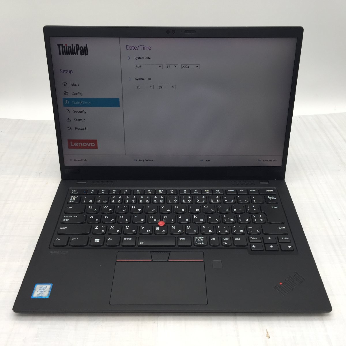 Lenovo ThinkPad X1 Carbon 20QE-S1NX1D Core i7 8665U 1.90GHz/16GB/256GB(NVMe) 〔B0624〕の画像2