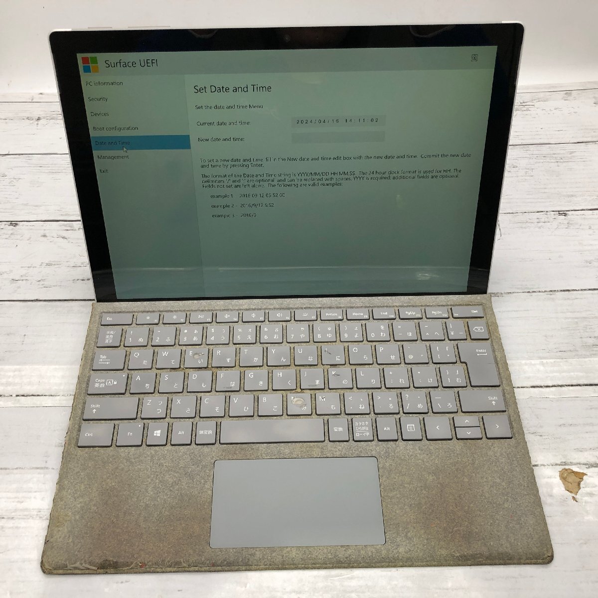 Microsoft Surface Pro 6 Core i5 8350U 1.70GHz/8GB/256GB(NVMe) 〔C0324〕_画像2