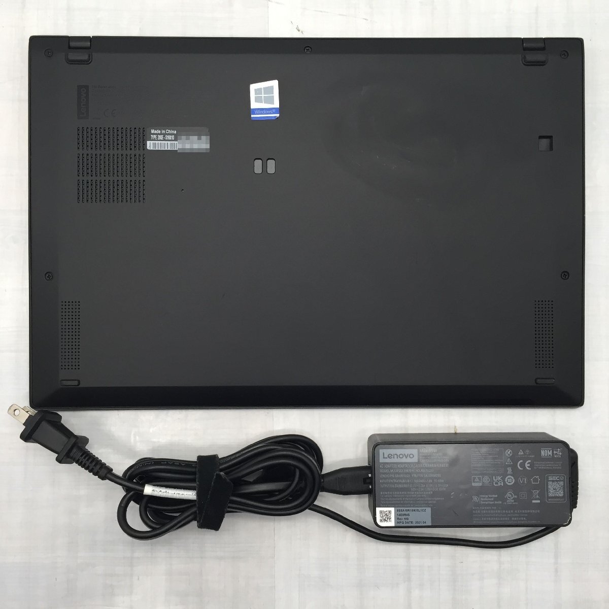 【難あり】 Lenovo ThinkPad X1 Carbon 20QE-S1NX1D Core i7 8665U 1.90GHz/16GB/256GB(NVMe) 〔B0510〕の画像10